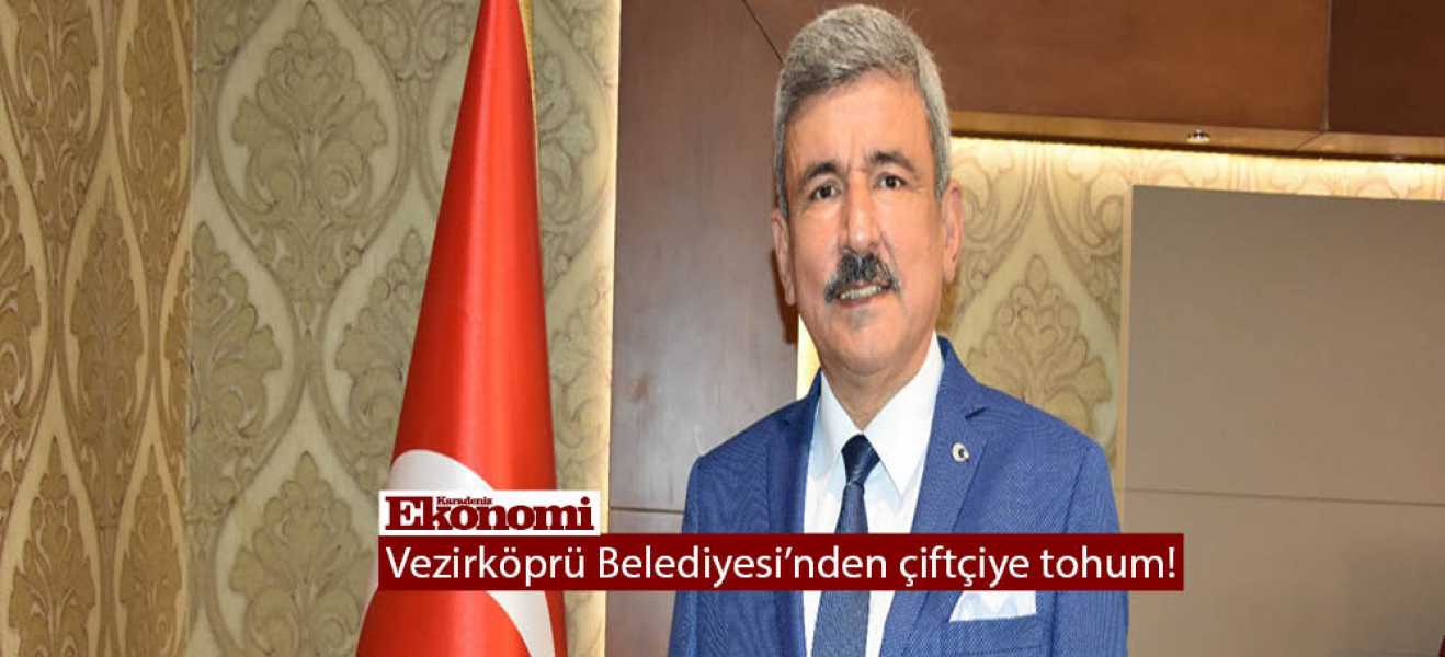 Vezirköprü Belediyesi'nden çiftçiye tohum!