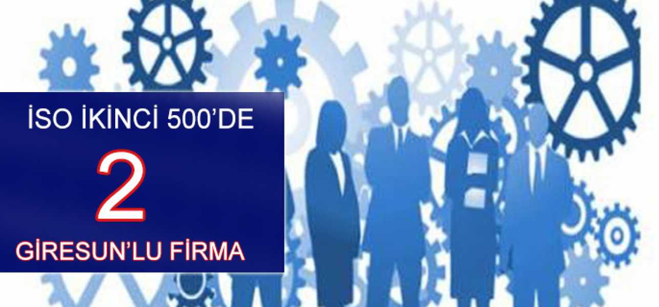 İKİNCİ 500DE 2 GİRESUNLU FİRMA