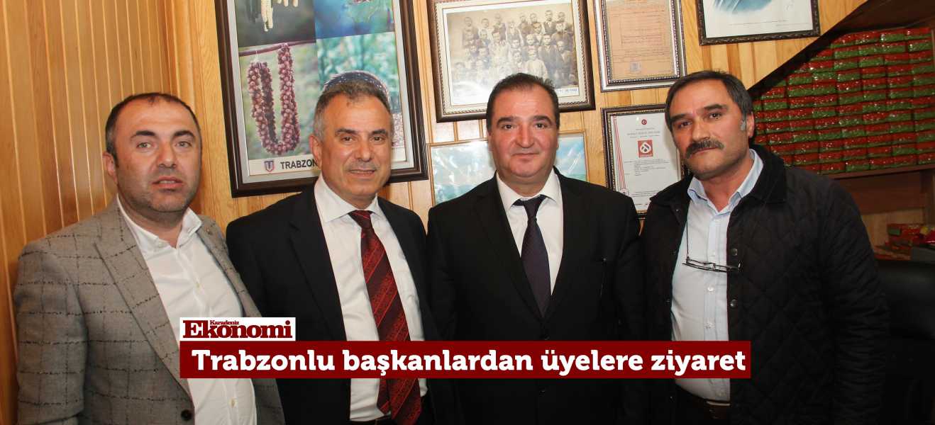 Trabzonlu başkanlardan üyelere ziyaret