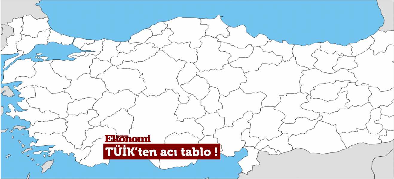 TÜİKten acı tablo!