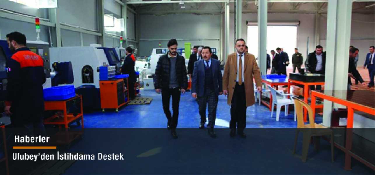 ORDU Valisi İrfan Balkanlıoğlu, Ulubey İlçesinde açılan silah fabrikasında 120 kişinin çalışacağını