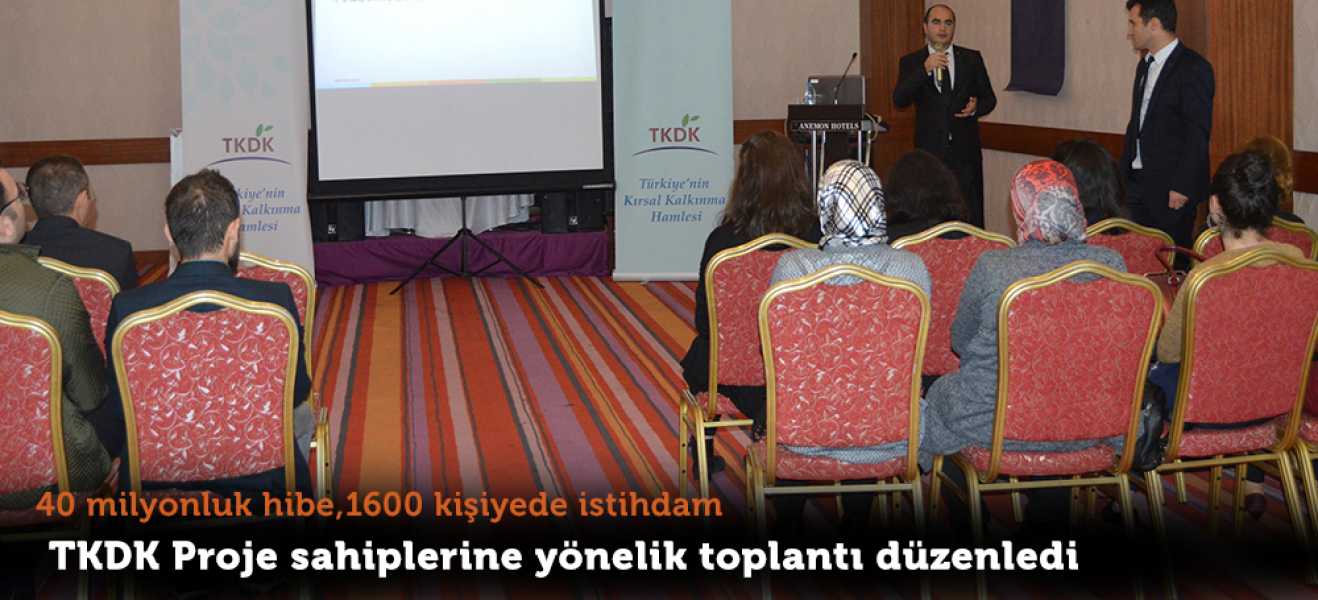 TKDK'dan 40 milyonluk hibe, 1600 kişiyede istihdam