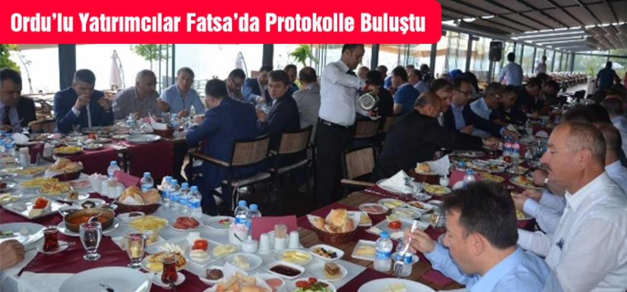 Ordulu Yatırımcılar Fatsada Protokolle Buluştu