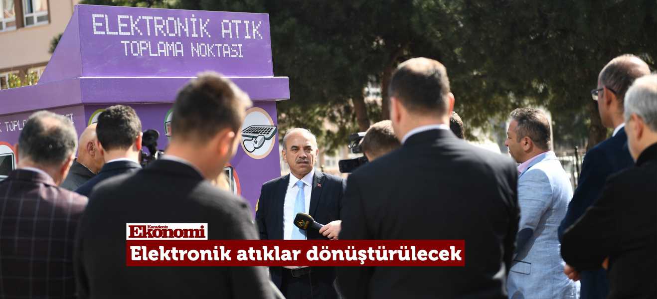 Elektronik atıklar dönüştürülecek