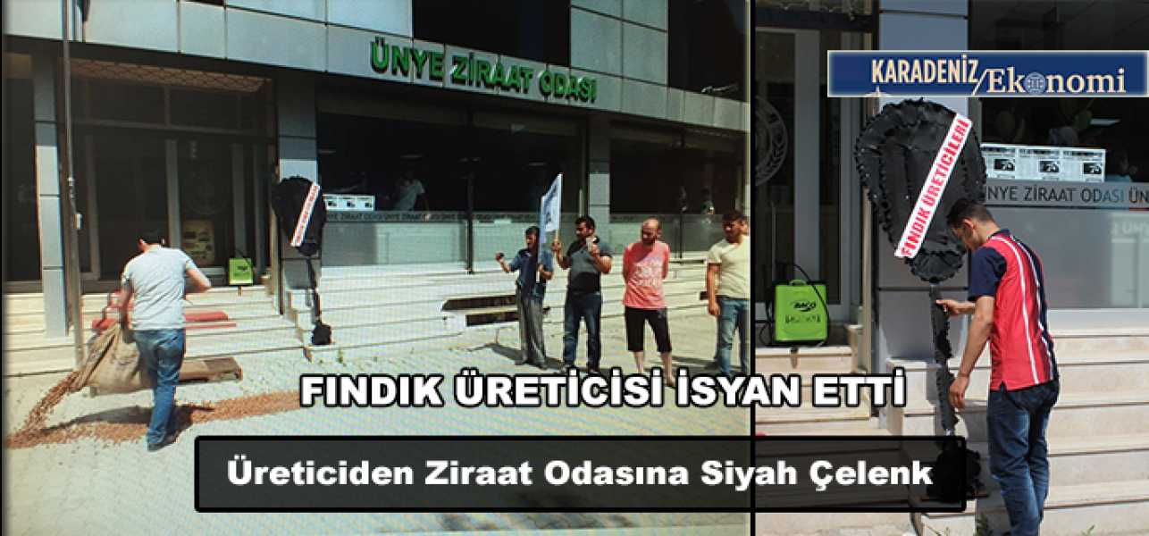 Fındık Üreticisinden Ziraat Odasına Siyah Çelenk