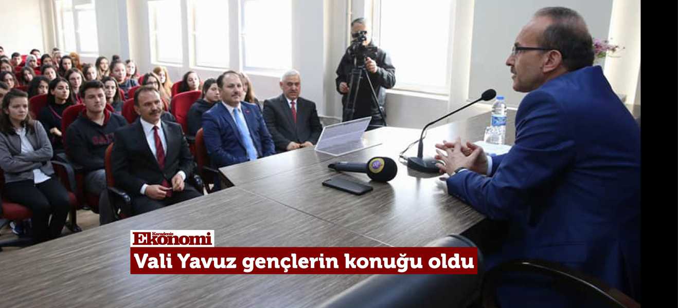 Vali Yavuz gençlerin konuğu oldu