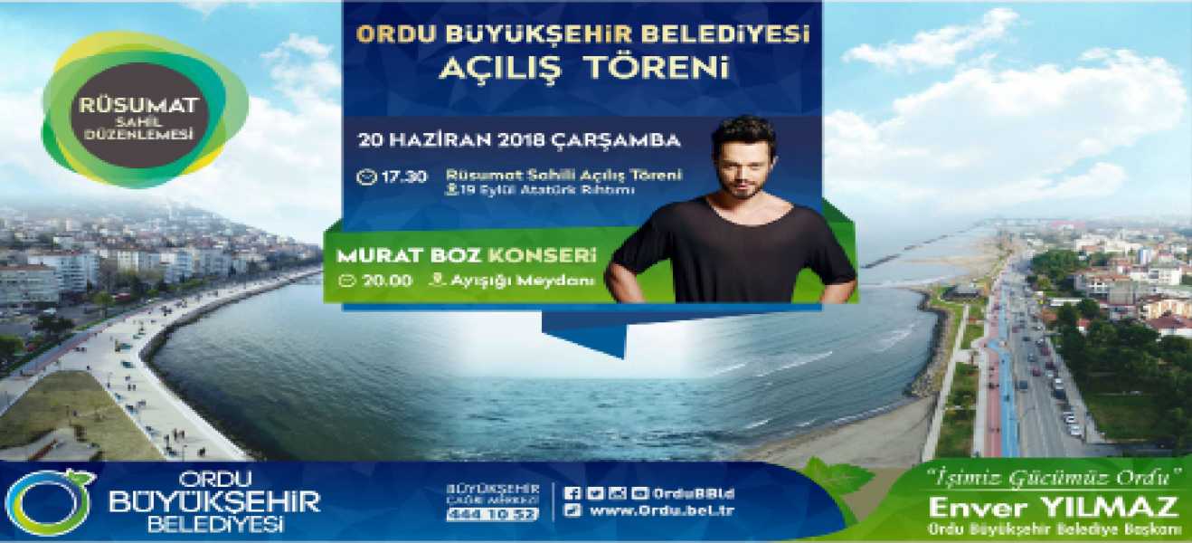 Murat Boz Ordu'ya geliyor