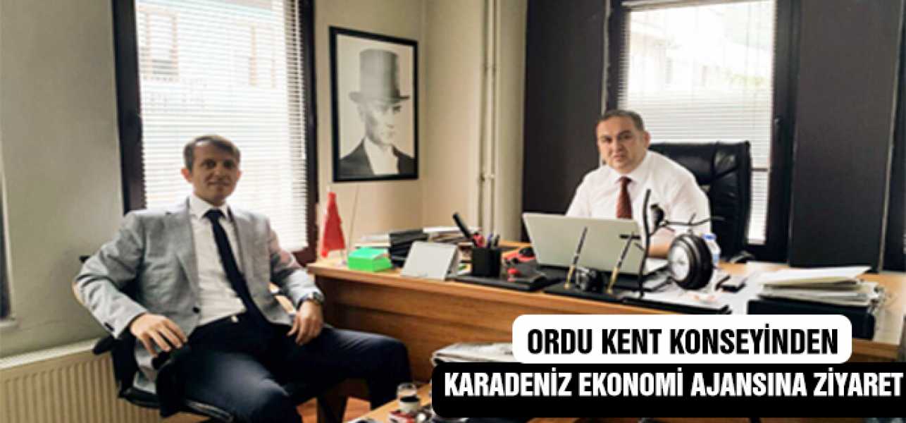 Kent Konseyinden Karadeniz Ekonomi Ajansına Ziyaret