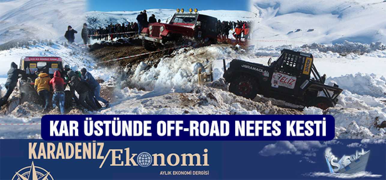 KAR ÜSTÜNDE OFF-ROAD NEFES KESTİ 