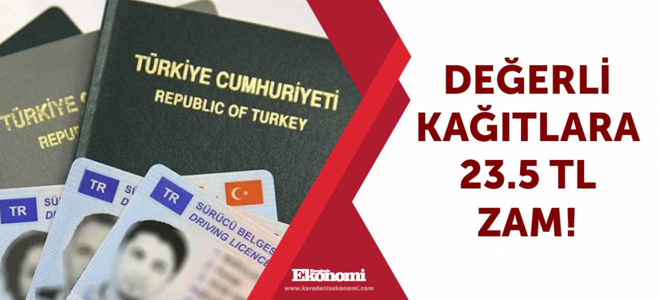 Değerli kağıtlara 23.5 TL zam!