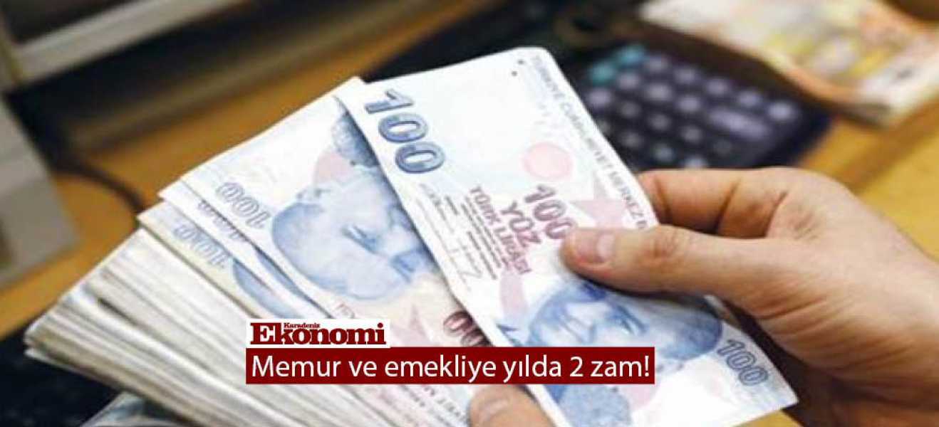 Memur ve emekliye yılda 2 zam!