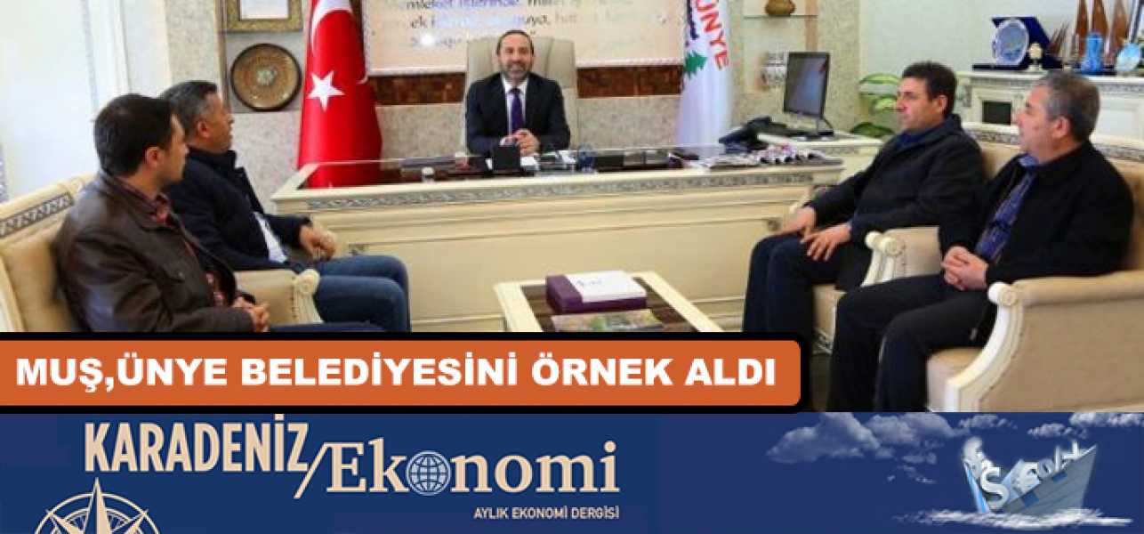 MUŞ BELEDİYESİ, ÜNYE BELEDİYESİNİ ÖRNEK ALDI