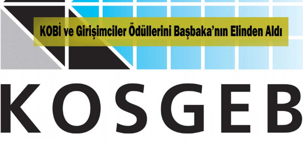 KOBİ ve Girişimciler Ödüllerini Başbakan'ın Elinden Aldı