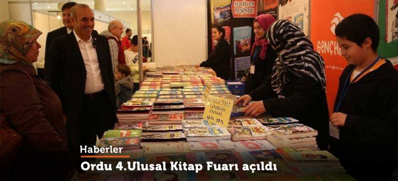 Ordu 4.Ulusal Kitap Fuarı açıldı