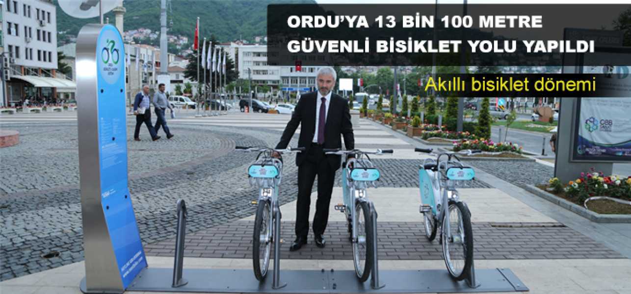 Ordu'da Akıllı bisiklet dönemi