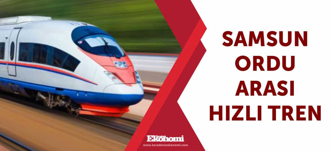 Samsun-Ordu arası hızlı tren