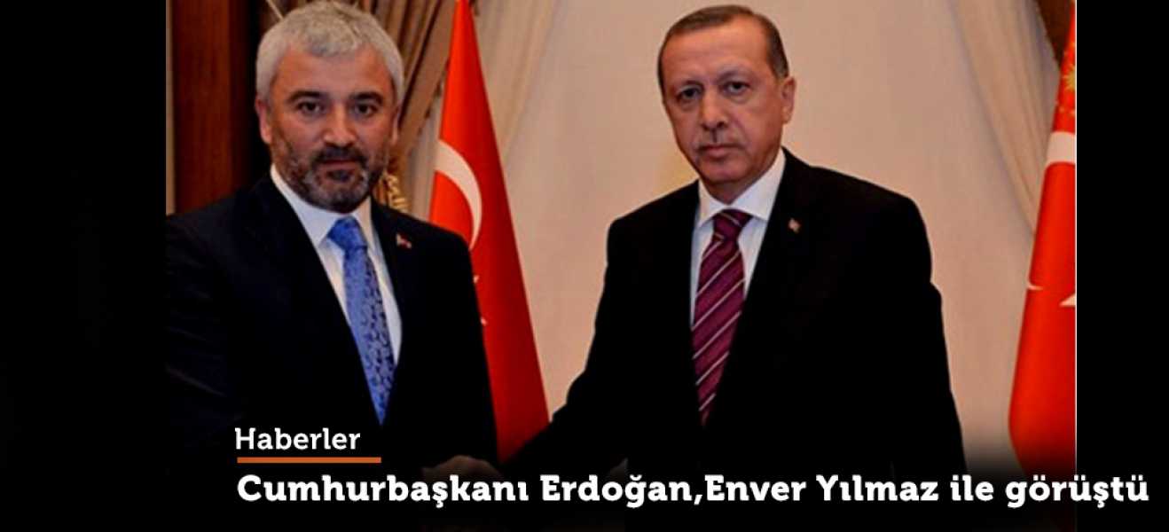 Cumhurbaşkanı Erdoğan Enver Yılmaz ile görüştü