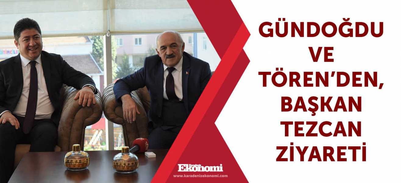 Gündoğdu ve Tören'den, Başkan Tezcan ziyareti