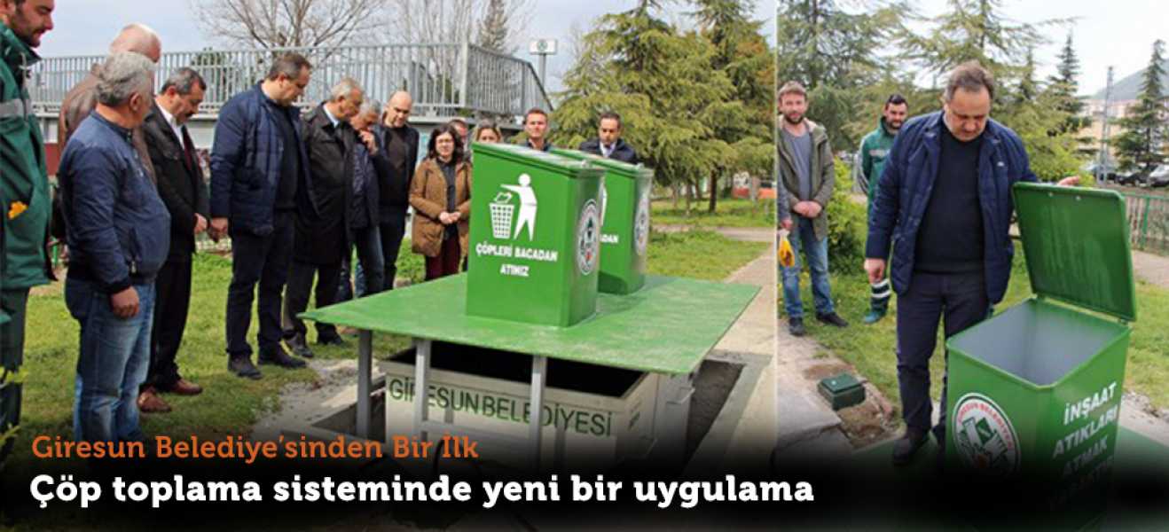 Giresun Belediye'sinden Bir İlk