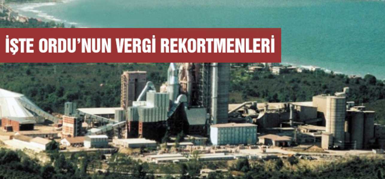 İşte 2014 Yılı'nın Vergi Rekortmenleri