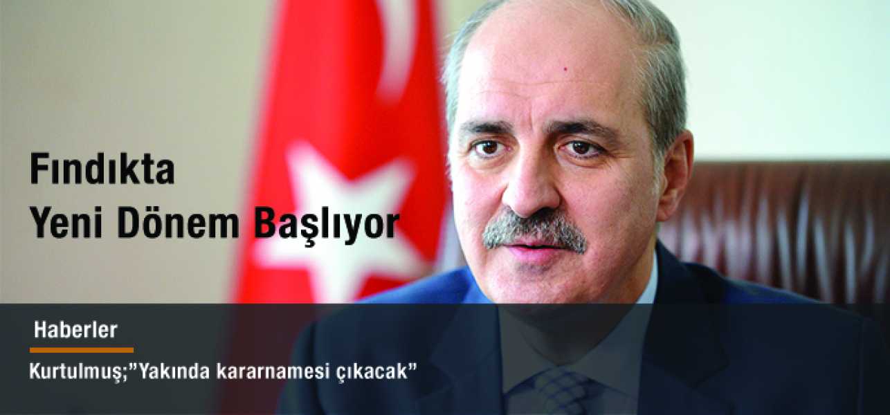 KURTULMUŞ: YAKINDA KARARNAMESİ ÇIKACAK