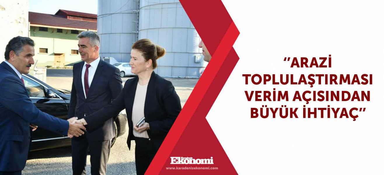 ''Arazi toplulaştırması verim açısından büyük ihtiyaç''