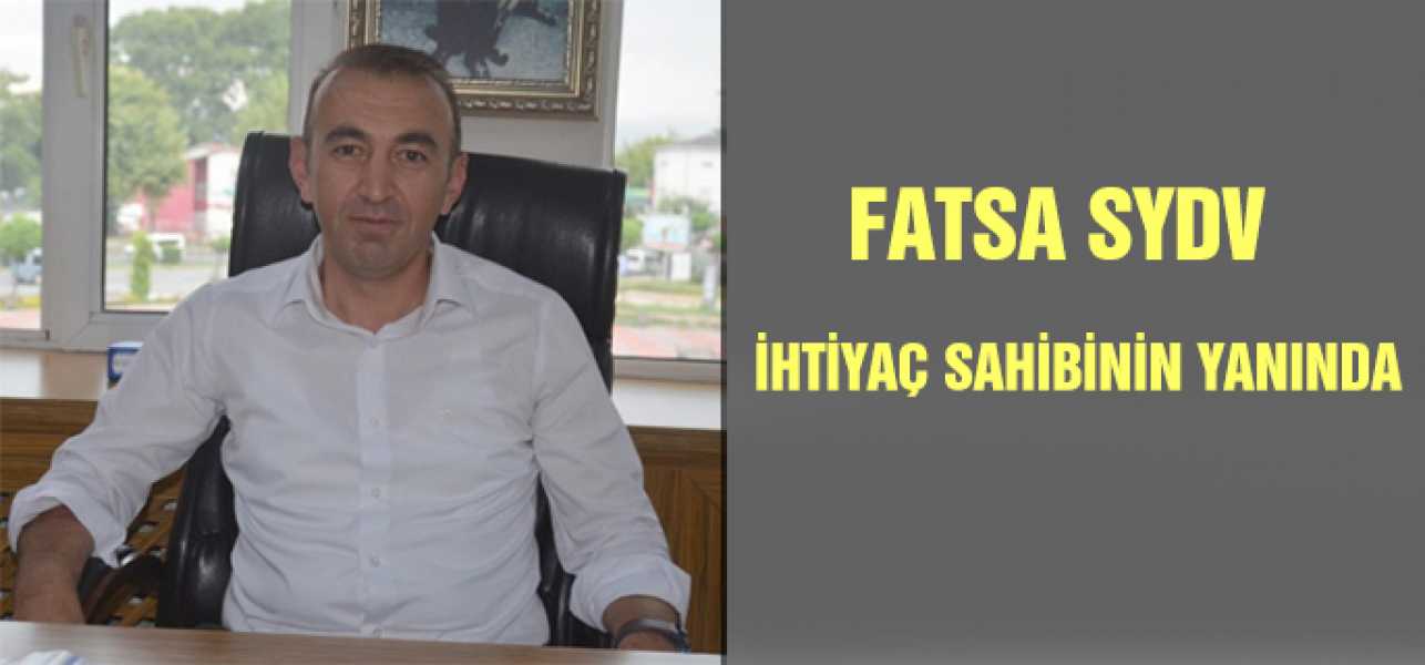 Fatsa SYDV İhtiyaç Sahibinin Yanında