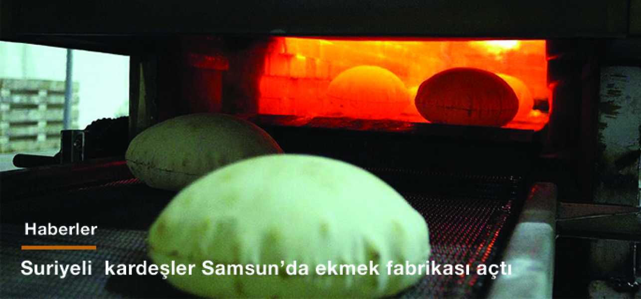 Suriyeli kardeşler Samsun'da ekmek fabrikası açtı