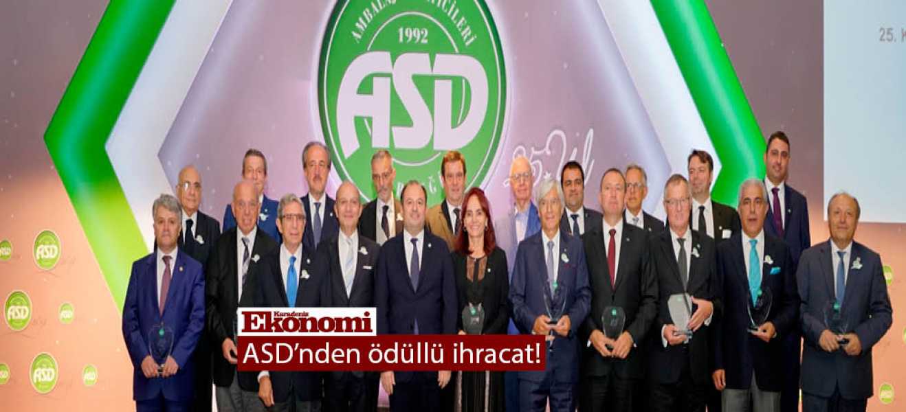 ASD'nden ödüllü ihracat!