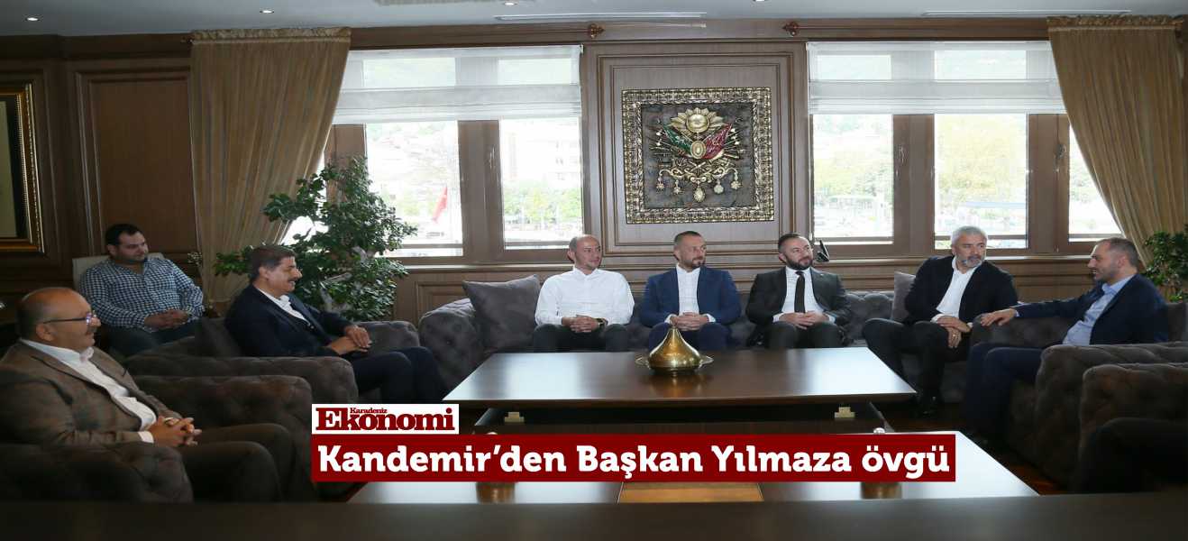 AK PARTİ GENEL BAŞKAN YARDIMCISI ERKAN KANDEMİR, BAŞKAN YILMAZI ZİYARET ETTİ