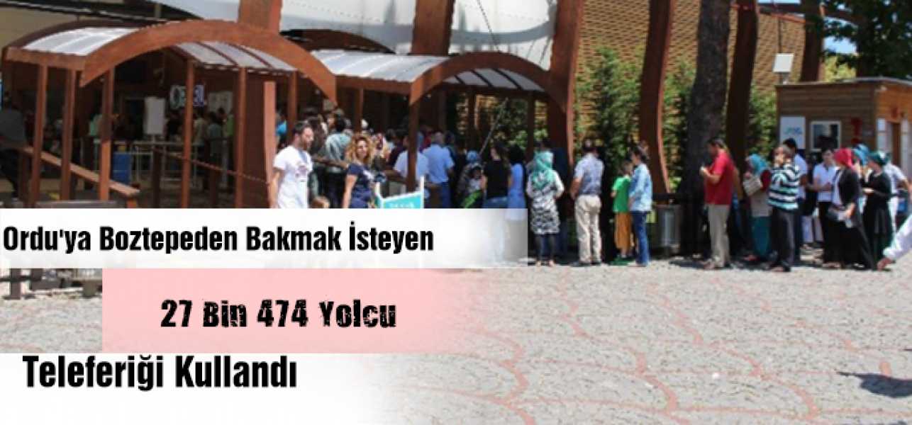 Teleferik 3 Günde 27 Bin 474 Yolcu Taşıdı