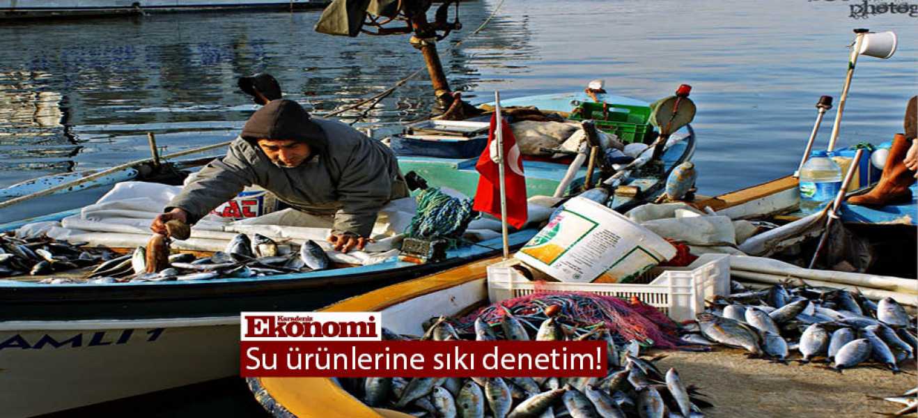 Su ürünlerine sıkı denetim!