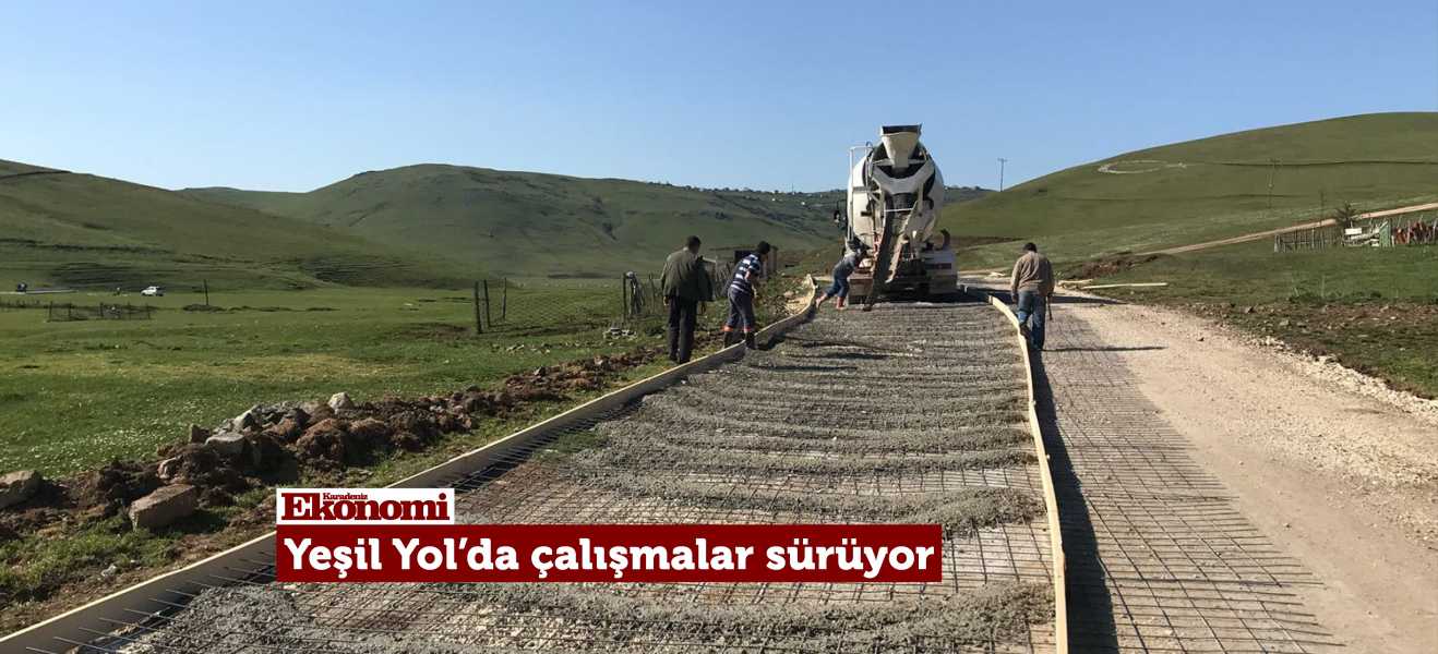 Yeşil Yolda çalışmalar sürüyor