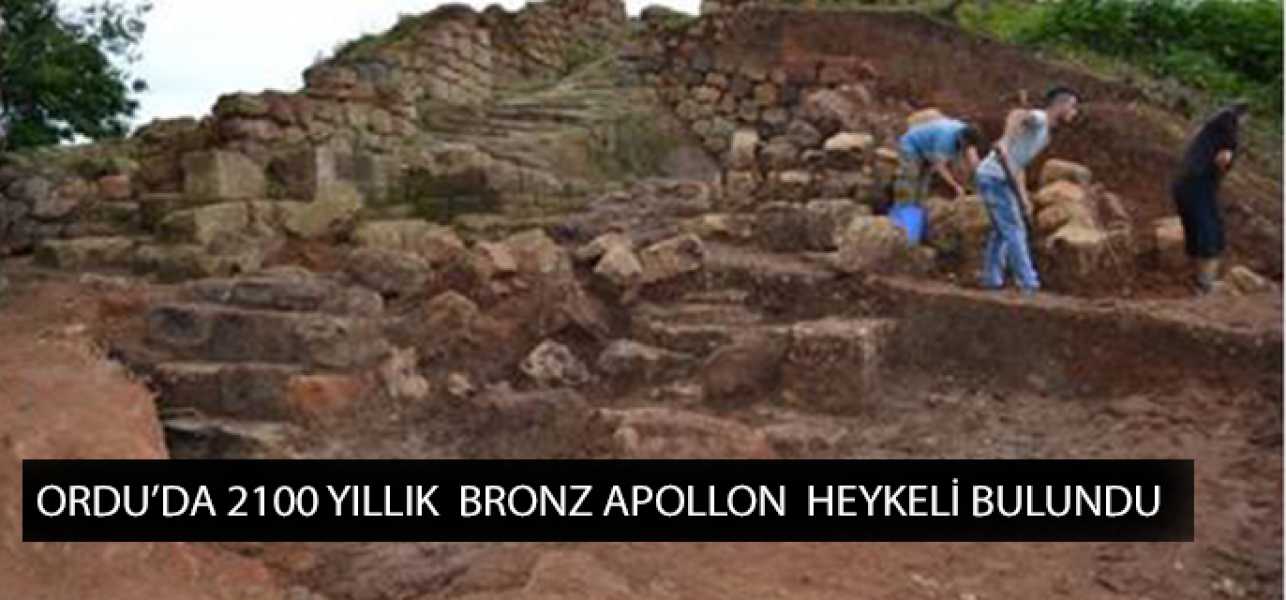 Ordu'da 2100 Yıllık Bronz Apollon Heykeli Bulundu
